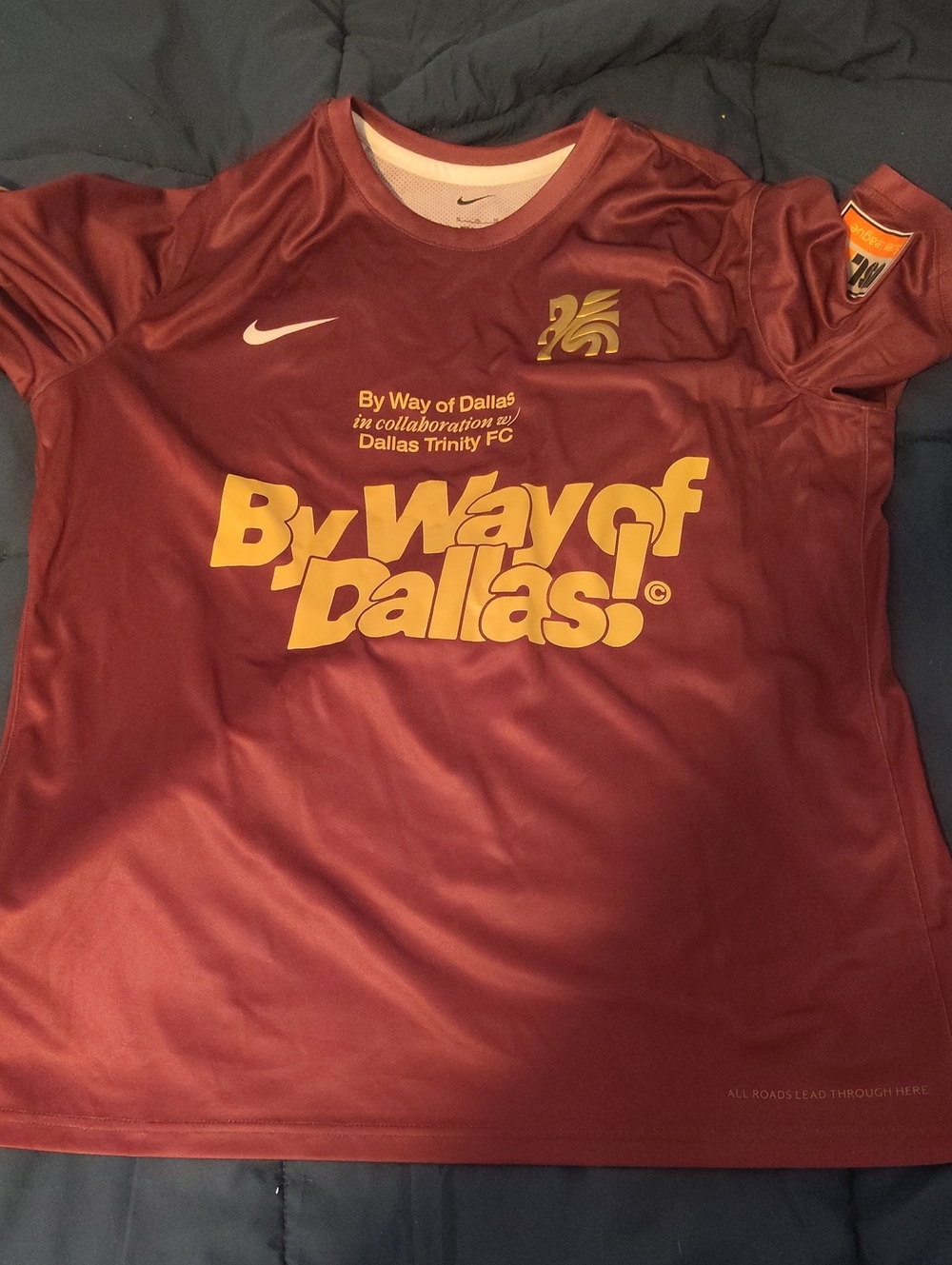 Nike/By Way Of Dallas Dallas Trinity Jersey. Women's Soccer USL Super League